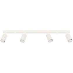 Sollux - Plafonnier Karbon aluminium 4xGU10 81cm