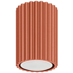 Sollux - Plafonnier Karbon aluminium 1xGU10 6.5cm