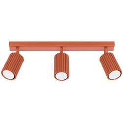 Sollux - Plafonnier Karbon aluminium 3xGU10 45cm