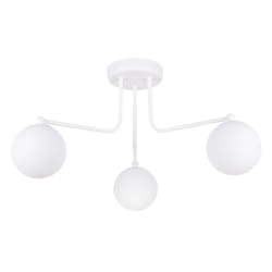 Sollux Astral Plafonnier 3 lampes Blanc