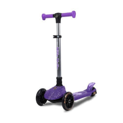 Scooter - Milly Mally - Jelly Violet - 3 roues - Pliable - LED