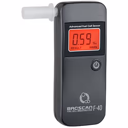 BACscan F-40 testeur d'alcool 0 - 4% 1% Gris