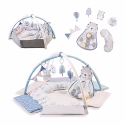 MoMi MAED00017 gymnase et tapis d'éveil pour bébé Multicolore Tapis de jeux pour bébé