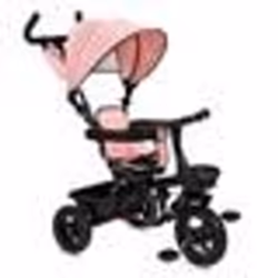Tricycle - MoMi - TELDE - 5en1 - 360° - Rose - Jusquà 25 kg