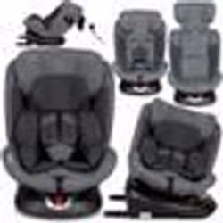 MoMi EMI Siège auto évolutif pivotant 360° - I-SIZE 0-36kg 40-150cm ISOFIX TOP TETHER - Gris