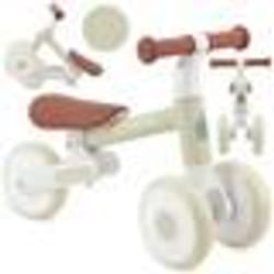 Draisienne - MoMi - DEX - Tricycle sans pédales - 3 roues - Beige - Jusquà 20 kg