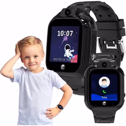 FOREVER Smartwatch GPS WiFi Kids See Me 3 Noir Montre connectée Enfant GPS - Compatible avec Android et iOS - Montre Connecté ...