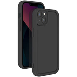 Coque - Silicone - iPhone 13 - Soft Touch - Noir - Protection caméra