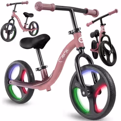 Draisienne - MoMi - ISOKA - Jusquà 35 kg - Roues 10 avec Lumières LED - Réglage sans outils
