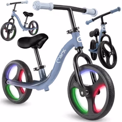 Draisienne - MoMi - ISOKA - Jusquà 35 kg - 10 Roues LED - Réglage sans outils