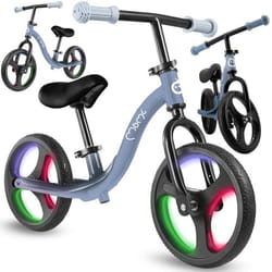 Draisienne - MoMi - ISOKA - Jusquà 35 kg - 10 Roues LED - Réglage sans outils
