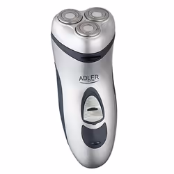 Adler AD 93, Rasoir rotatif, Boutons, Gris, AC/Batterie, 60 min, 8 h