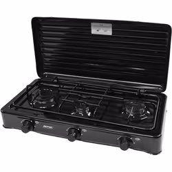 MPM SMILE-KN-03/1KB, Noir, Comptoir, 60 cm, Gaz, 3 zone(s), 3 zone(s)