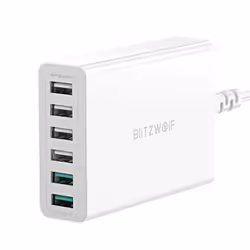 BlitzWolf BW-S15, Intérieure, Secteur, 12 V, 1,5 m, Blanc