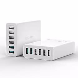 BlitzWolf BW-S15 chargeur d'appareils mobiles Universel Blanc Secteur Charge rapide Intérieure