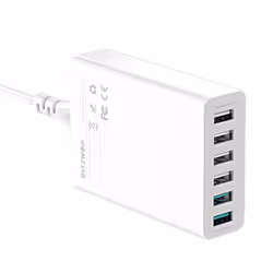 BlitzWolf BW-S15 chargeur d'appareils mobiles Universel Blanc Secteur Charge rapide Intérieure