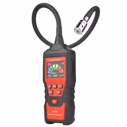 Habotest HT601A, Détecteur de fuite à ultrasons, Noir, Rouge, Alcaline, 1,5 V, 153 mm, 60 mm