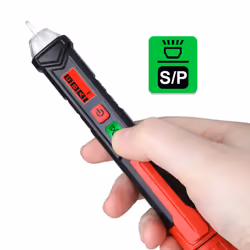 Habotest HT100P détecteur de tension de ligne 12 - 1000 V Noir, Rouge