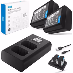 Batterie - Newell - NL3006 - DL-USB-C - 2 batteries NP-FW50 - Li-Ion - 72V
