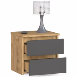AKORD Furniture Factory OP0LCL2ARTSZA001 Table de nuit et table de chevet 2 tiroir(s)
