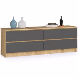 AKORD Furniture Factory OP0LK-1604SZ-ARTSZA, Chêne, 4 tiroir(s), Mat, 16 mm, 71 cm, 400 mm
