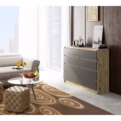 AKORD Furniture Factory OP0LK-140SZ8-ARTSZA Commode - Vue supplémentaire 4
