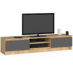 AKORD Furniture Factory OP0LRTVCLP160-ARTSZA Support TV et centre de divertissement 2 étagères