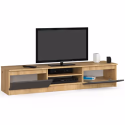 AKORD Furniture Factory OP0LRTVCLP160-ARTSZA Support TV et centre de divertissement 2 étagères