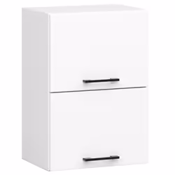 AKORD Furniture Factory KS0POLIBIAW40G2, 2 portes(s), 2 étagères, Blanc, Porte à charnière, 16 mm, 300 mm