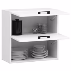 AKORD Furniture Factory KS0POLIBIAW60G2 Armoire de rangement de salle à manger et de cuisine