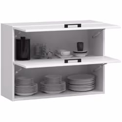 AKORD Furniture Factory KS0POLIBIAW80G2 Armoire de rangement de salle à manger et de cuisine