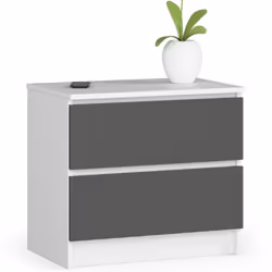 AKORD Furniture Factory OP0LK-6BIASZA001, Blanc, 2 tiroir(s), Mat, 16 mm, 51 cm, 400 mm