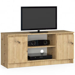 AKORD Furniture Factory OP0LRTV120ART Support TV et centre de divertissement 2 étagères