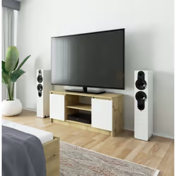 AKORD Furniture Factory OP0LRTV120ARTBIA Support TV et centre de divertissement 2 étagères - Vue supplémentaire 4