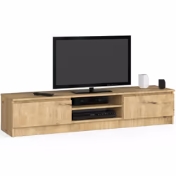 AKORD Furniture Factory OP0LRTVCLP160-ART, Chêne, 2 étagères, Mat, 2 portes(s), 400 mm, 1600 mm
