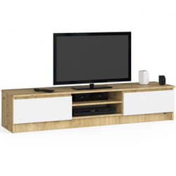 AKORD Furniture Factory OP0LRTVCLP160-ARTBIA Support TV et centre de divertissement 2 étagères