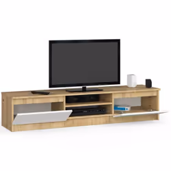AKORD Furniture Factory OP0LRTVCLP160-ARTBIA Support TV et centre de divertissement 2 étagères
