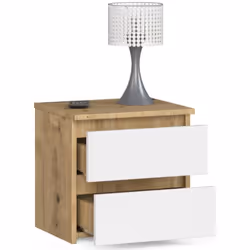 AKORD Furniture Factory OP0LCL2ARTBIA Table de nuit et table de chevet 2 tiroir(s)