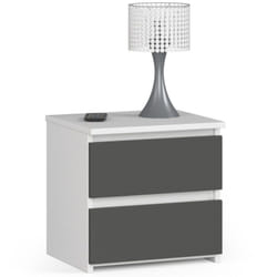 AKORD Furniture Factory OP0LCL2BIASZA Table de nuit et table de chevet