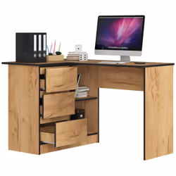 AKORD Furniture Factory IP0P3SDABCR0028 bureau d'ordinateur Couleur chêne