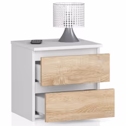 AKORD Furniture Factory OP0LCL2BIASON001 Table de nuit et table de chevet 2 tiroir(s)
