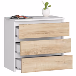 AKORD Furniture Factory OP0LCL-BIASON002 Table de nuit et table de chevet 3 tiroir(s)