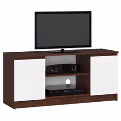 AKORD Furniture Factory OP0LRTVVENBIA005, Wenge, 2 étagères, Mat, 2 portes(s), 400 mm, 1200 mm