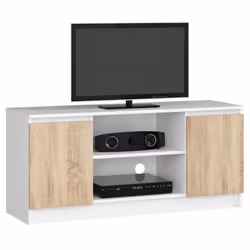 AKORD Furniture Factory OP0LRTVBIASON003, Blanc, 2 étagères, Mat, 2 portes(s), 400 mm, 1200 mm