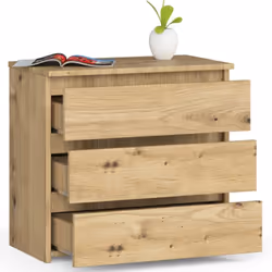 AKORD Furniture Factory OP0LCL-ART003 Table de nuit et table de chevet 3 tiroir(s)
