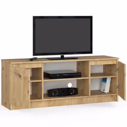 AKORD Furniture Factory OP0LRTV140-ART Support TV et centre de divertissement