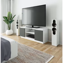 AKORD Furniture Factory OP0LRTV140-BIASZA Support TV et centre de divertissement - Vue supplémentaire 5