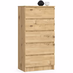 AKORD Furniture Factory OP0LK-6ART004, Chêne, 5 tiroir(s), Mat, 16 mm, 51 cm, 400 mm