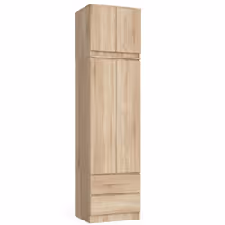 AKORD Furniture Factory SP0PSZNADS60SON placard et armoire de chambre à coucher 2 étagères 2 portes(s) Chêne - Vue supplémentaire 5