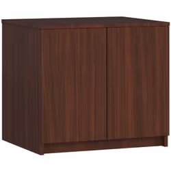 AKORD Furniture Factory SP0PSZNADS60VEN, Wenge, Armoire, 2 étagères, 2 portes(s), Mat, Porte à charnière